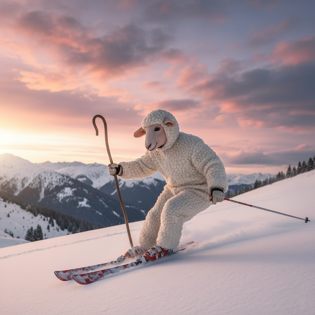 Lyžování v maskách